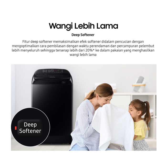 Samsung Mesin Cuci Top Loading 13 KG - WA13T5260BV
